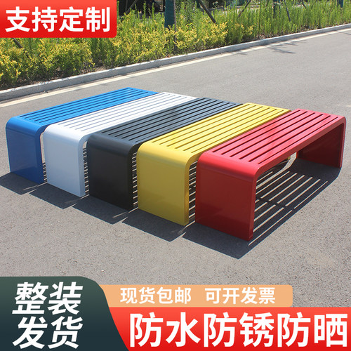 公园椅子户外长椅室外长条凳庭院休闲椅园林长凳广场排椅公共座椅