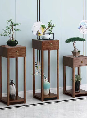 茶室茶具架茶叶展示柜茶架子置物架多层茶叶收纳柜客厅小型博古架