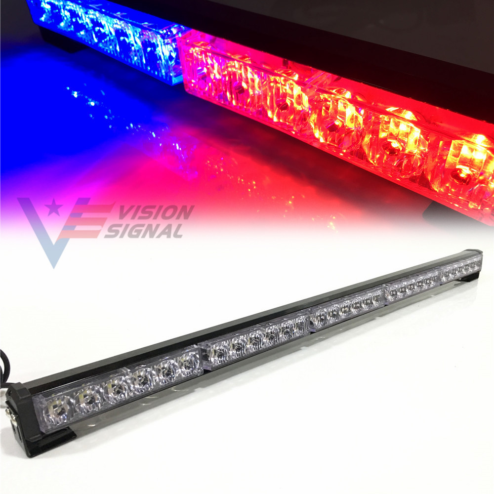 6灯5节长条爆闪灯  30LED爆闪灯  汽车中网警示灯 30LED汽车车顶图片