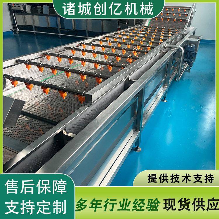 蔬菜前处理清洗加工设备 苦菜清洗生产线 莲藕萝卜大型洗菜机