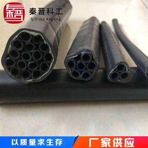 阻燃抗静电聚乙烯束管带护套 地下采矿气体阻燃抗静电塑料束管