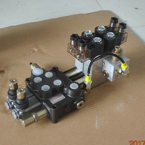 DCV40-1-3/8G-S4(3位双作用，AB通T）电液控液压多路阀