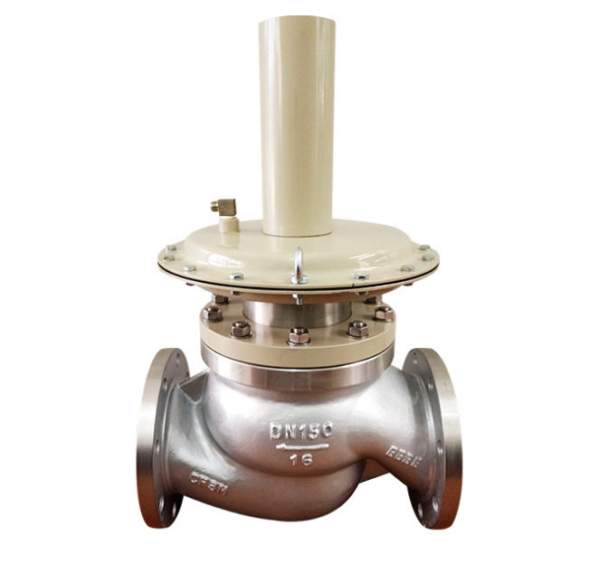 ZZVP-16P不锈钢304泄氮阀DN150自力式氮封微压调节阀DN100 DN80mm