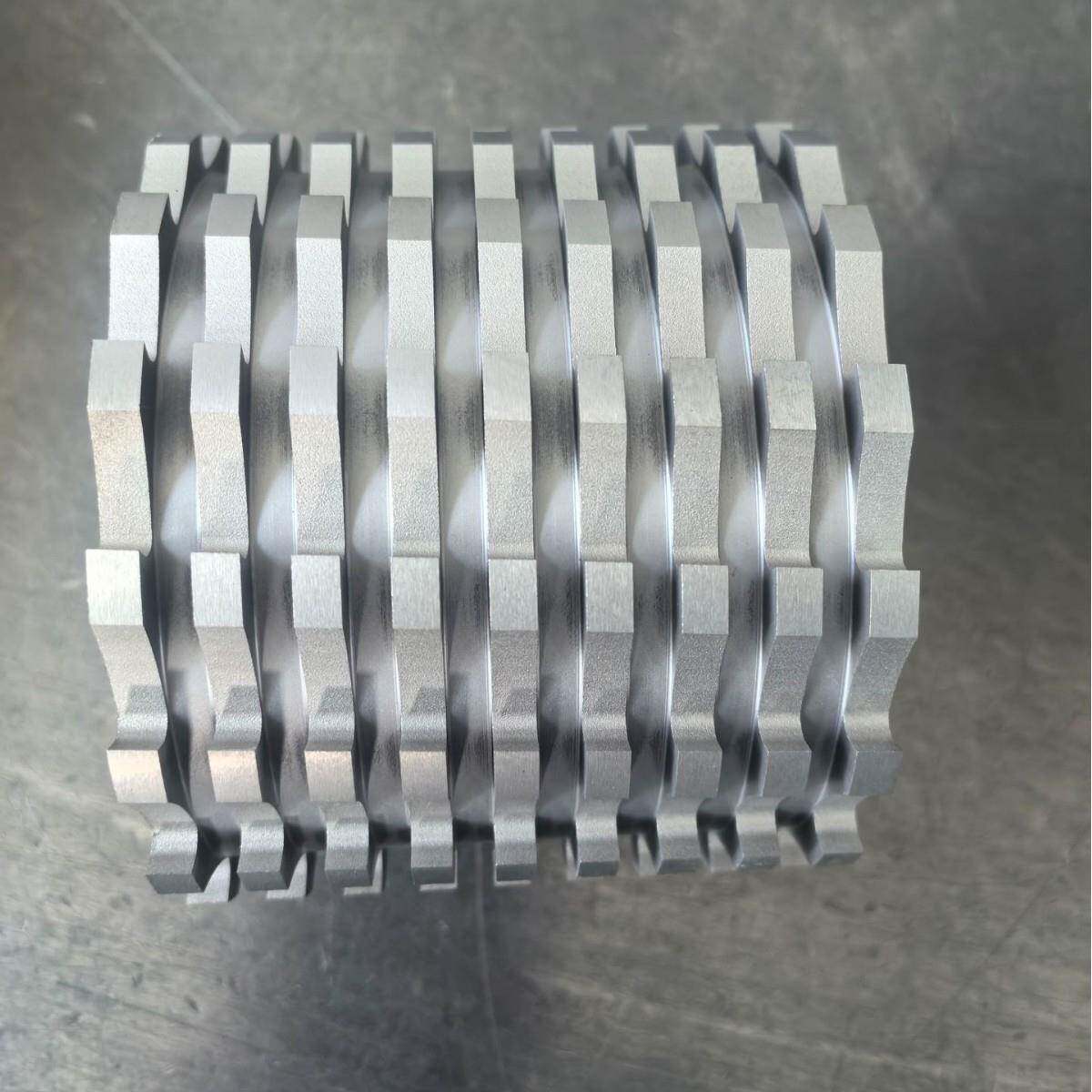 慢速粉碎机刀片菠萝刀S刀螺旋滚刀边刀锋利跨境热销