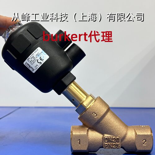 原装burkert宝德2000气动角座阀DN20 93101253黄铜G3/4寸*2/2常闭