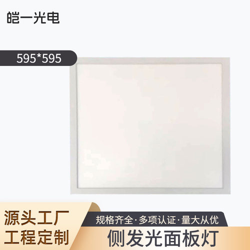 IP65侧发光防水面板灯 595*595LED面板灯 铝合金工程LED平板灯