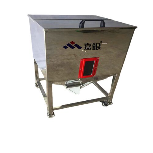 厂家直销不锈钢吸料盒单管双管储料箱50KG100KG200KG储料箱供应