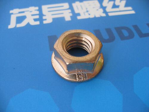 应达工业中频电炉用硅青铜C65100六角法兰面螺母