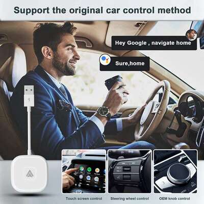 原车有线Android Auto转无线Android Auto Dongle 汽车多媒体盒子