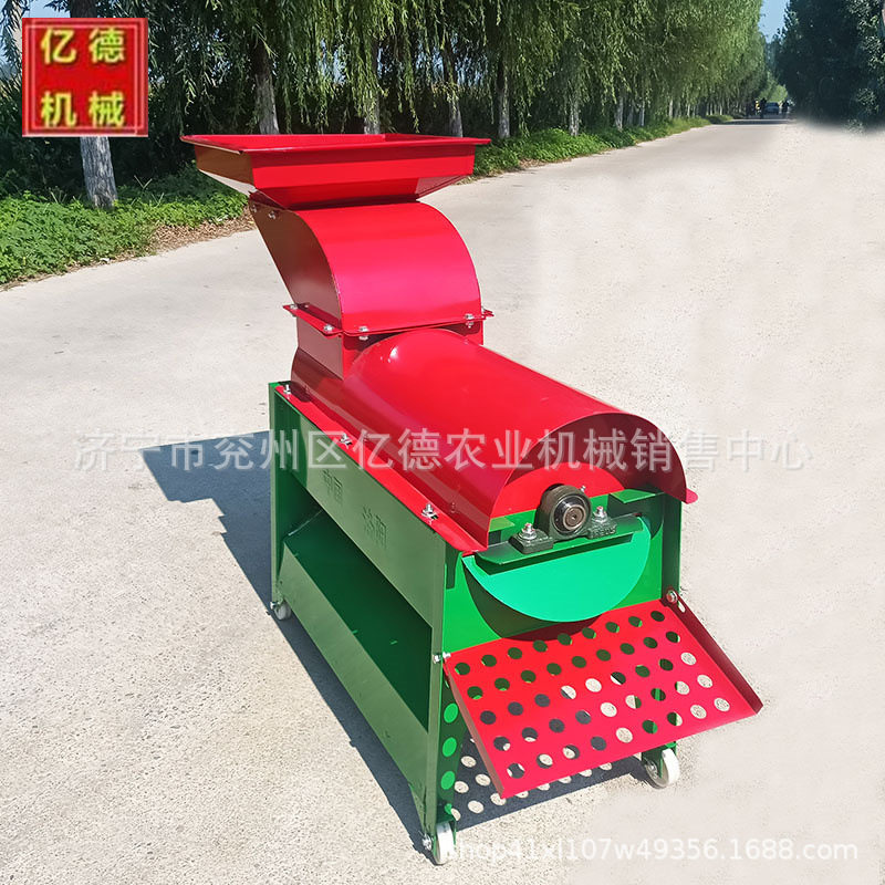 家用小型电机干湿两用脱皮轻便加厚型落地式新型玉米脱粒机图片