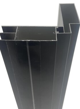 特厚黑色全套铝合金配件砖夹橱柜包收边U型瓷砖灶台立柱封边卡槽