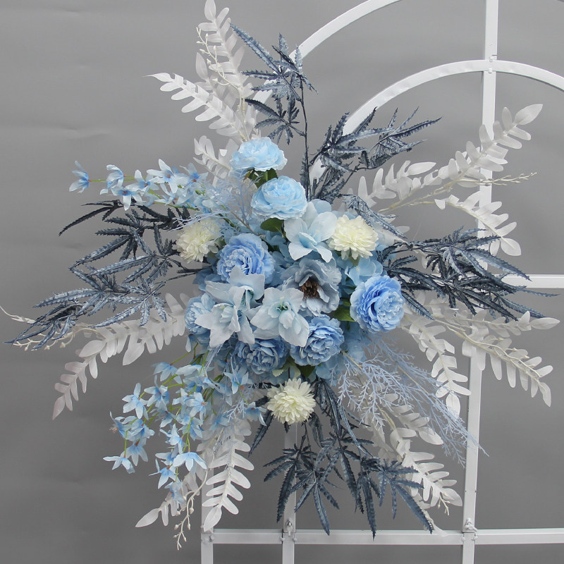 婚庆仿真花柚子叶挂花森系红色香槟系点花排花角花路引花背景花艺