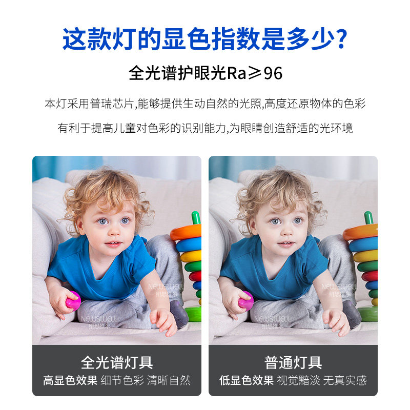 智能全光谱护眼吸顶灯现代简约儿童房云朵灯极简超薄书房学习灯具