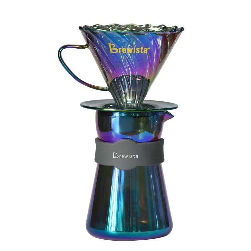 Bonavita pro-brewista 耐高温玻璃手冲咖啡V60螺旋滴滤杯送滤纸