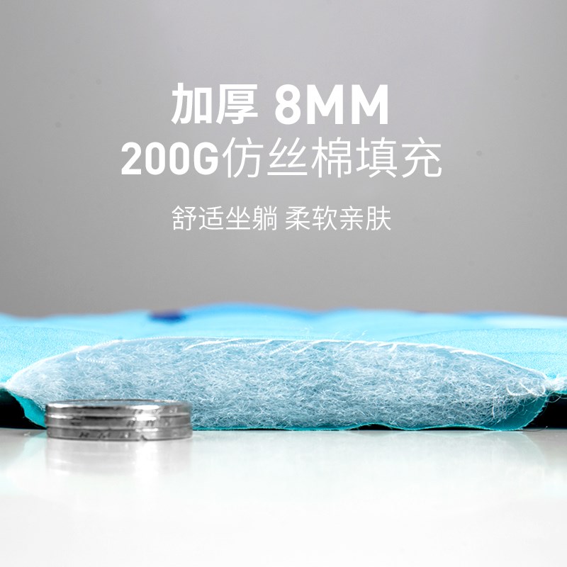 户外野餐垫防潮垫机洗超大无拼接郊游垫 240X240露营帐篷防潮地垫