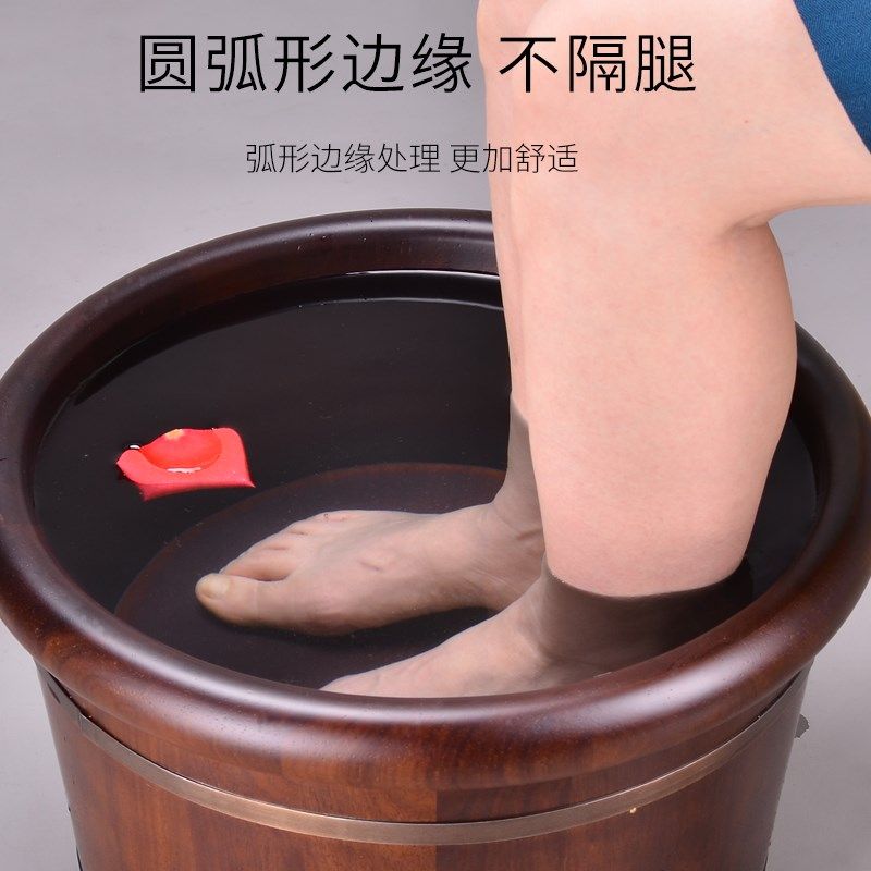 花梨木泡脚桶木桶家用过小腿木质高深桶足浴洗脚木盆实木按摩盆