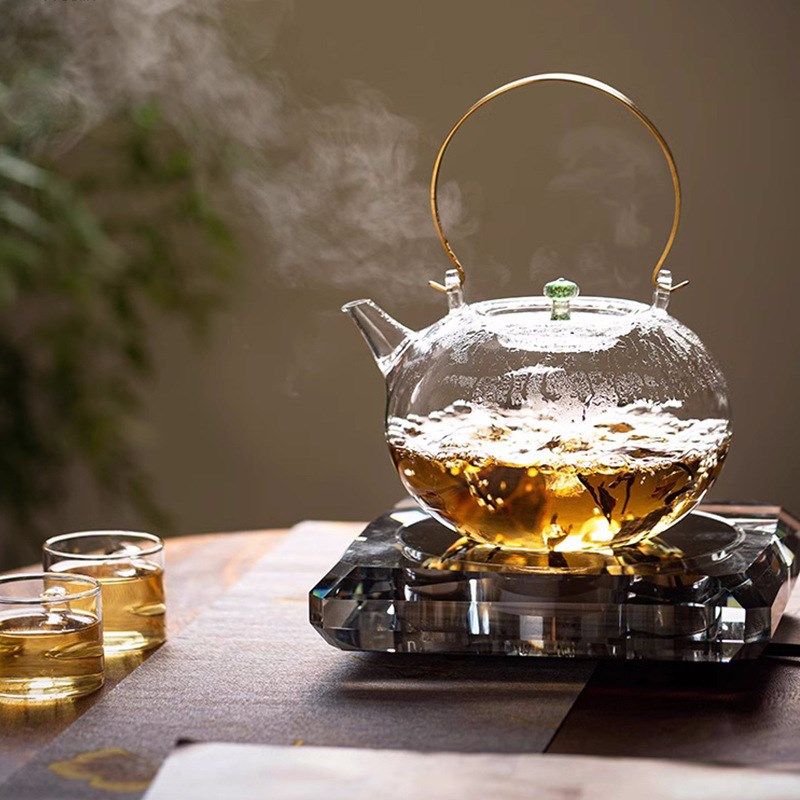 天久璃匠云堇壶煮茶器玻璃煮茶壶家用简约日式烧水壶养生花茶壶