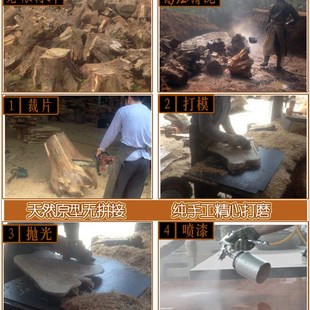 原木整块小茶盘家用实木树根排水茶海根雕简约茶盘木茶台茶几木质
