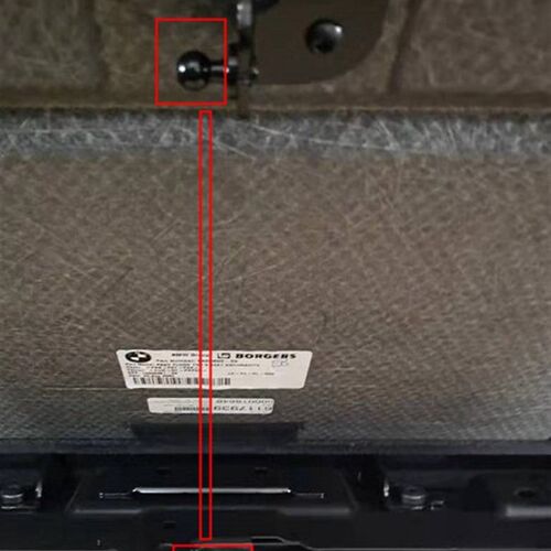 适配新款宝马X5 X6后备箱备胎盖板液压杆凹槽液压杆后储物盖撑杆