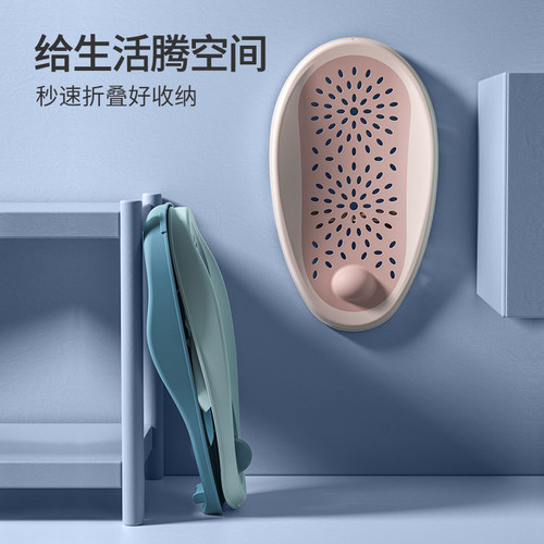 婴儿洗澡浴架可坐躺宝宝浴盆防滑垫新生儿浴网通用洗澡神器浴床托