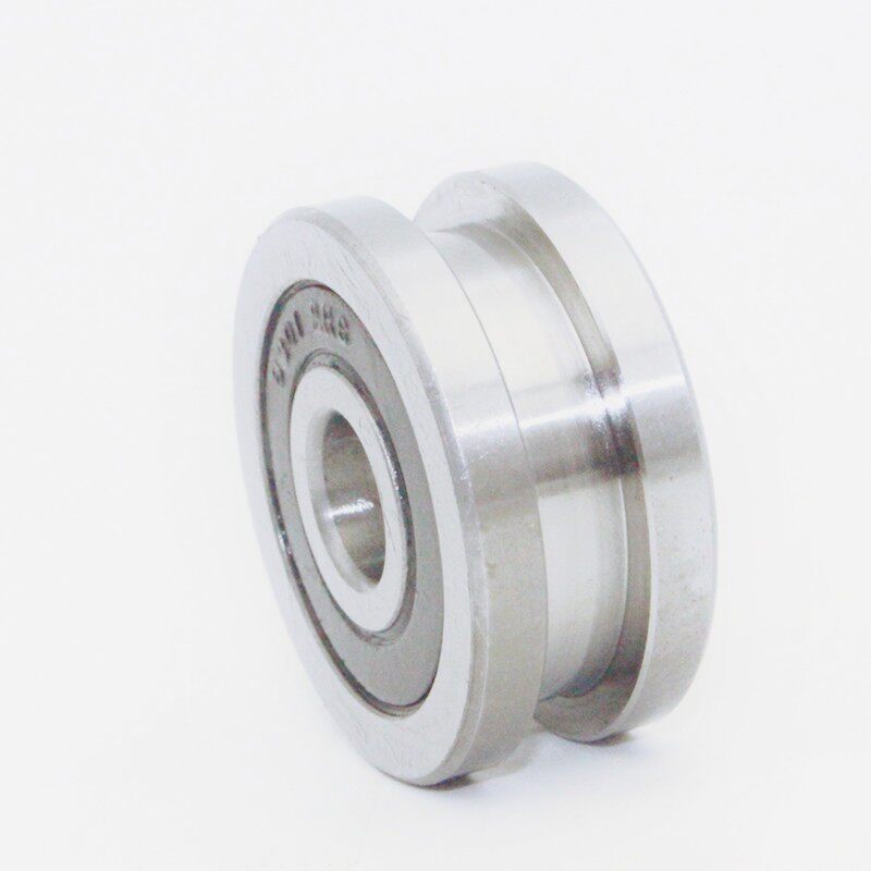 导向轴承H槽轴承 H型槽滑轮内径20外径75厚度36尺寸20*75*36mm