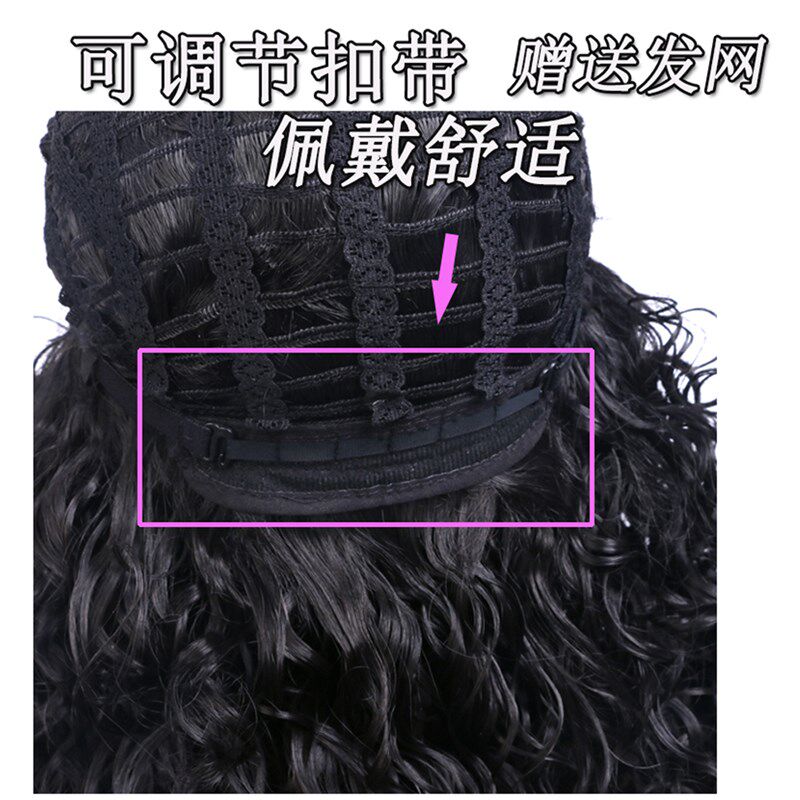 拉美卷羊毛卷泡面头假发女长卷发欧美风蓬松自然全头套整顶假发套