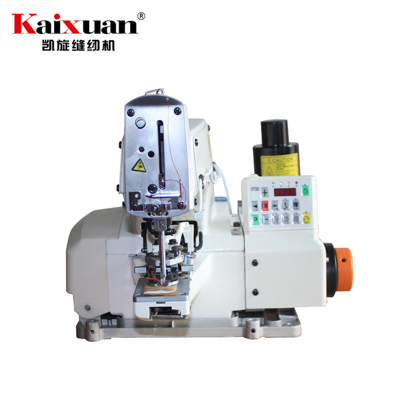 KX-373D电脑直驱钉纽扣机衣服服装全自动送扣钉扣机一字=字钉扣机