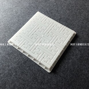 万字纹仿古地砖水泥模具古建别墅青砖影壁浮雕砖混凝土防滑砖模板