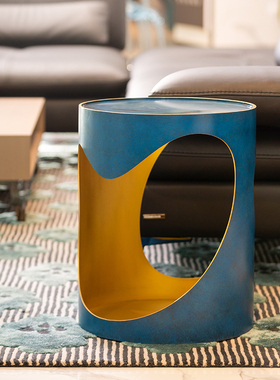 朱炳仁铜 创意铜铸中式茶几家具小桌子置物客厅边几边几别有洞天