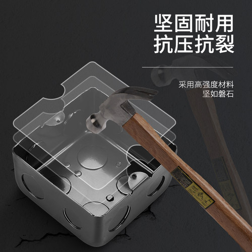 120型不锈钢地插底盒盖板盲板遮孔通用装饰防水盖10*10地插座盖子