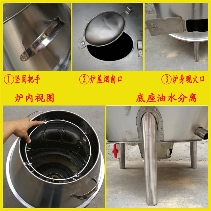 60单层木炭烧鹅炉小型家用50cm烤鸭炉加厚烤鸡炉烤肉炉可加温度表