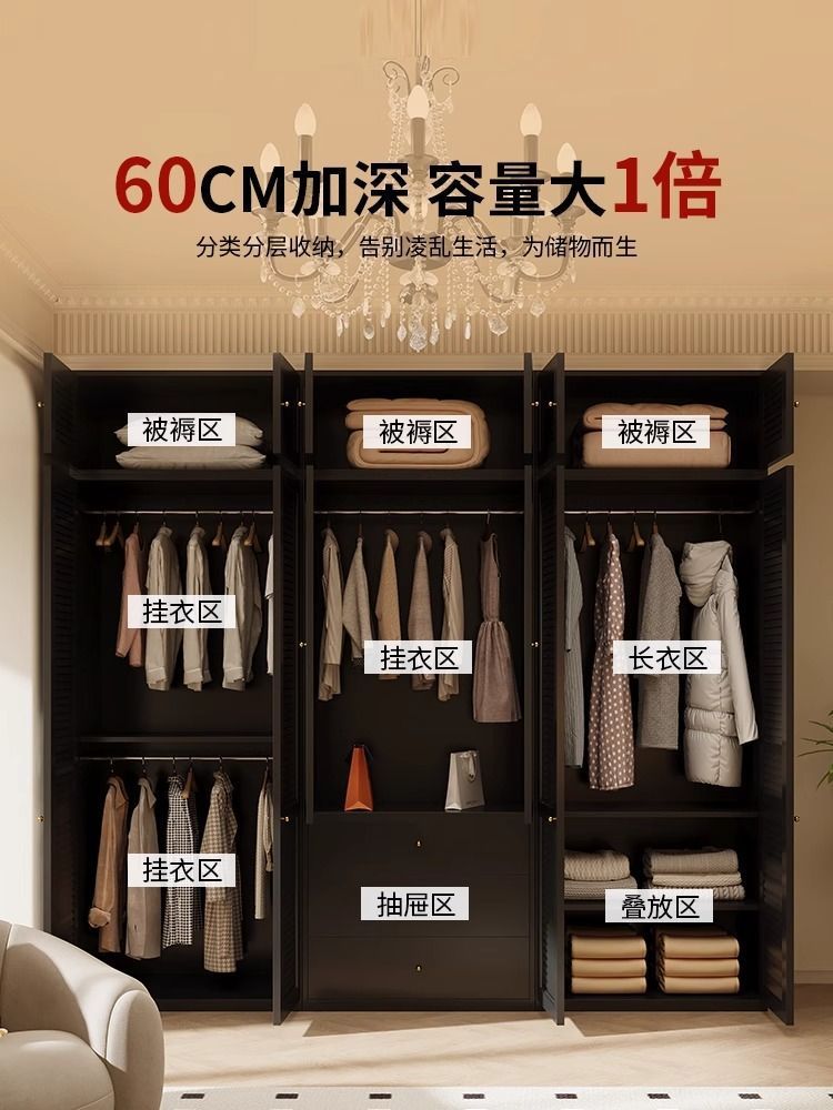 衣橱钢制收纳柜家用组合无甲醛卧室子儿童储物柜对开门儿童衣柜图片