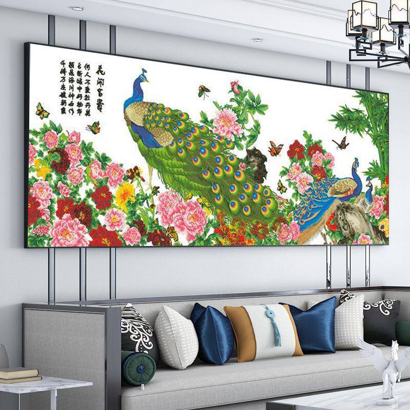 花开富贵十字绣2025年新款线