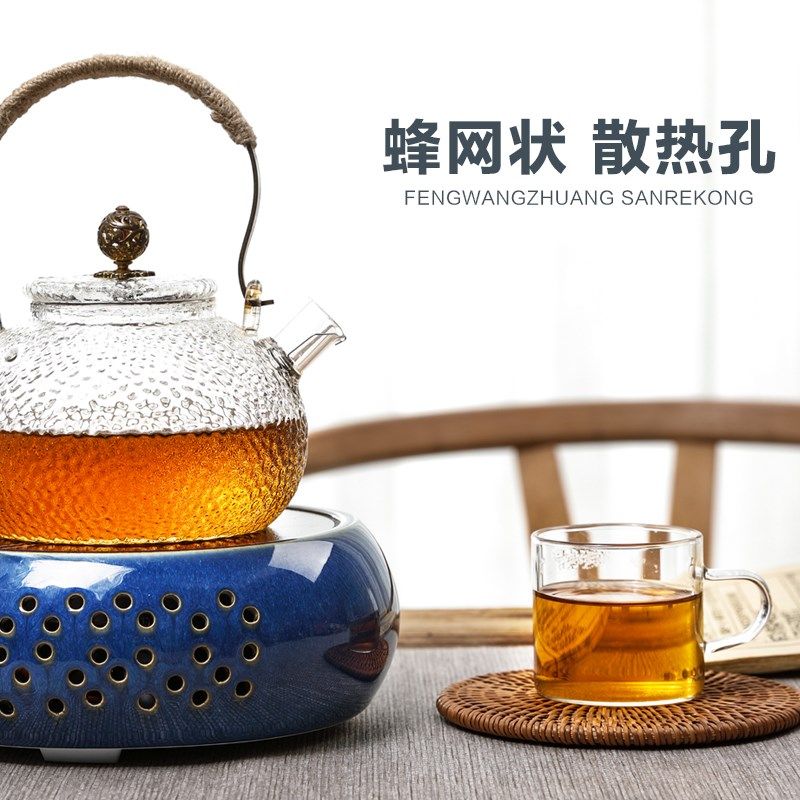 迷你陶瓷电陶炉煮茶底座小型茶炉新款智能养生壶煮茶咖啡保温2024