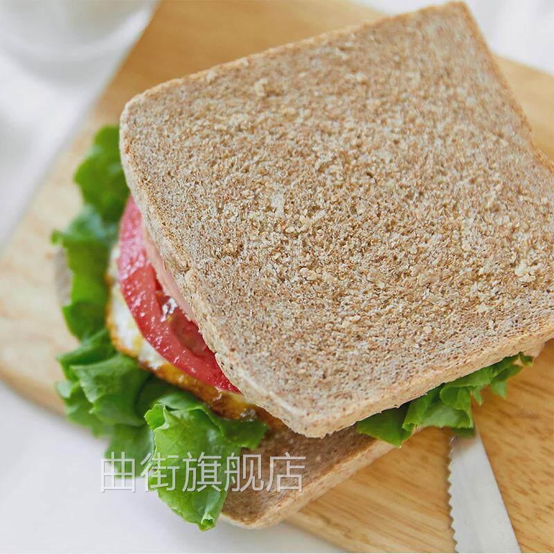 低卡博士纯全麦面包小钢板1.2三明治不加糖不加油代餐早餐粗粮图片