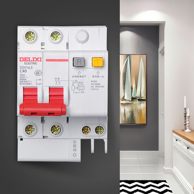 (漏保2P40A )漏电断路器  漏电保护器 漏电空气开关 双P