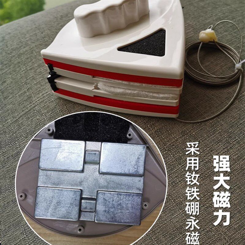 双层中空双面厚玻璃擦窗户刮子保洁家用高层搽洗工具强磁力高楼