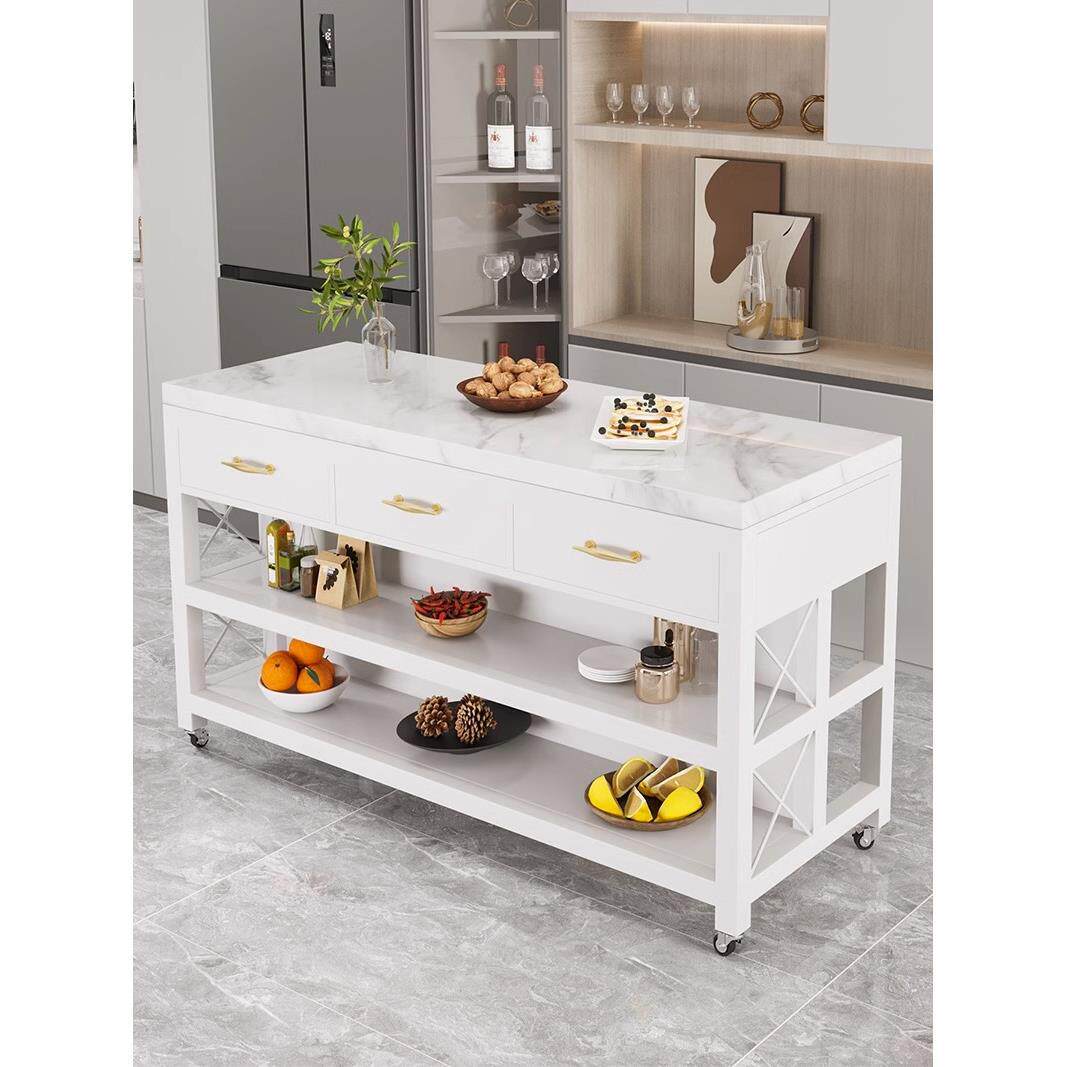 商用可移动中岛台餐桌餐边柜图片