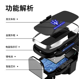 适用于玛莎拉蒂Ghibli古博力Levante总裁莱万特导航车载手机支架