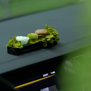 临时停车号码牌高级感汽车内饰装饰车载摆件中控台扩香木节日礼品