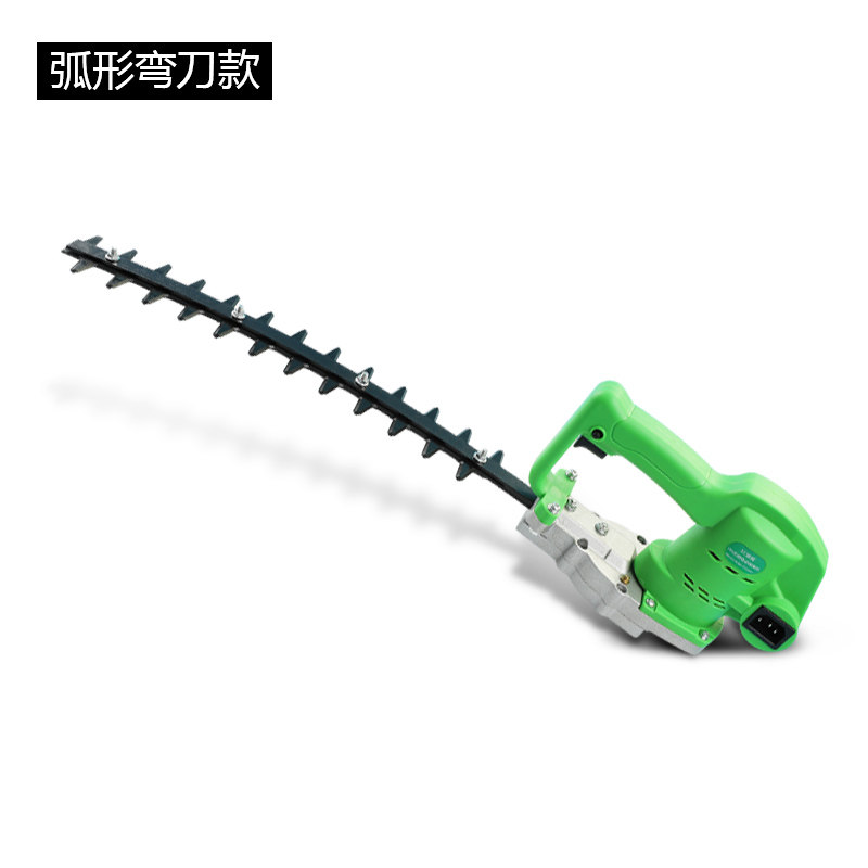 首程园林电动无刷绿篱机小型直刀弧形弯刀修枝机茶叶球树修剪机