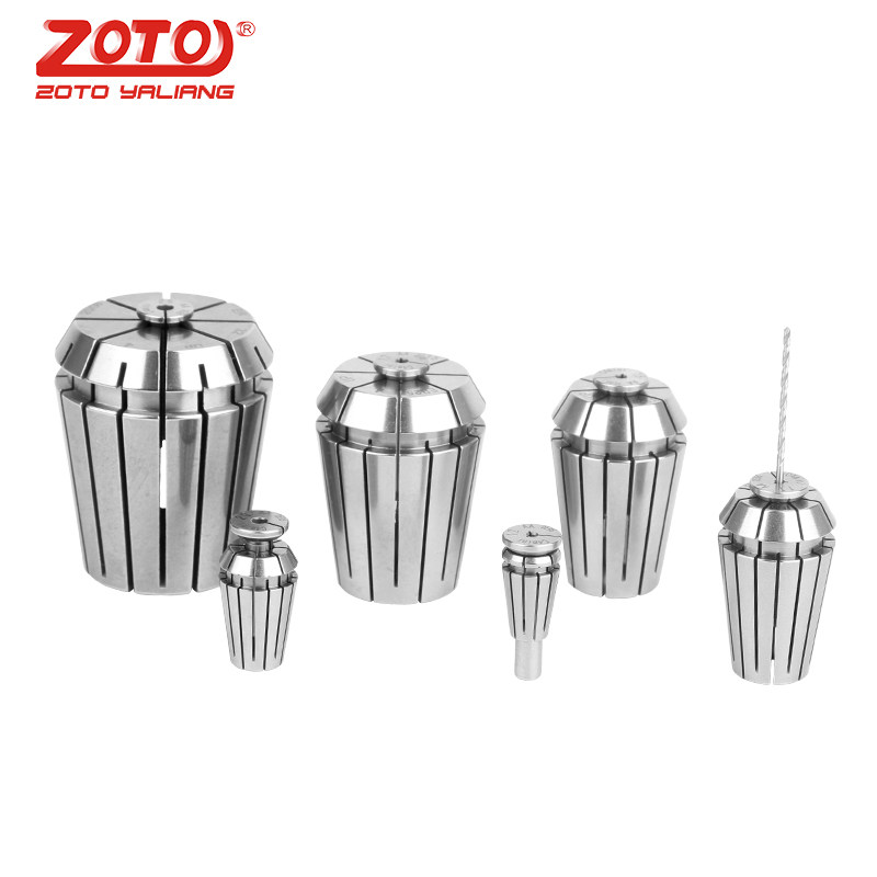 zoto 微小径夹头高精度钻头0.8mm~2.5mm弹簧弹性迷你减径筒夹钻孔