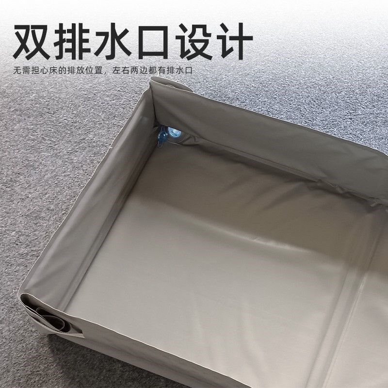 老人床上洗澡盆可用瘫痪洗澡床植物人躺着洗澡盆PVC材质护理床