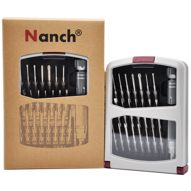 南旗22合1螺丝刀套装S2钢 手机眼镜玩具笔记本电脑维修拆机工具