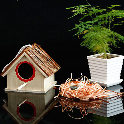 鸟窝鹦鹉窝实木制保暖繁殖箱户外鸟巢房屋玄风虎皮八哥小鸟笼房子