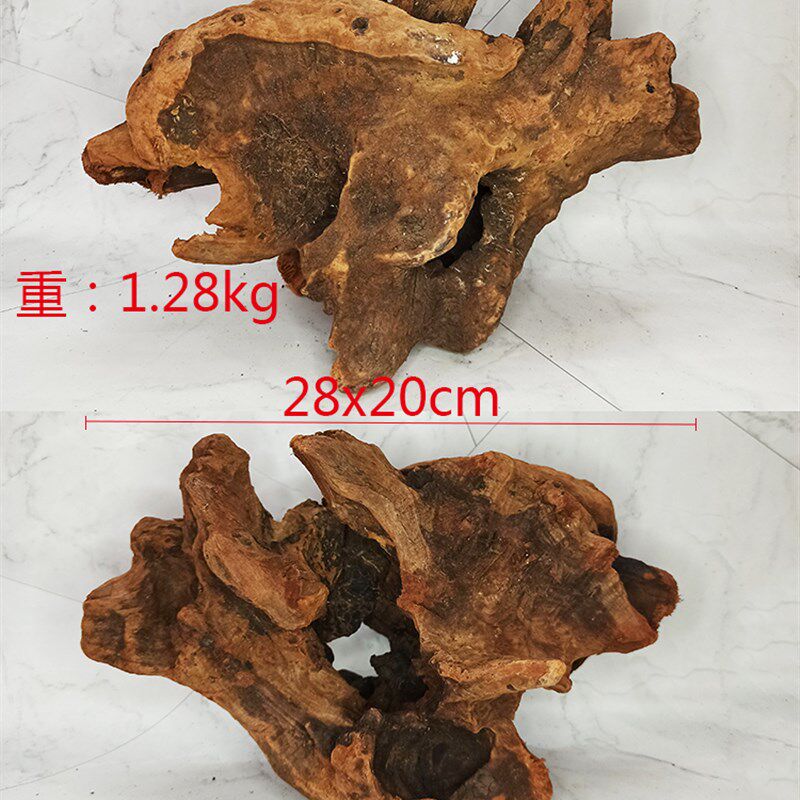 空气凤梨沉木托架底座 一物一拍 创意空凤支架鱼缸造景天然造景木