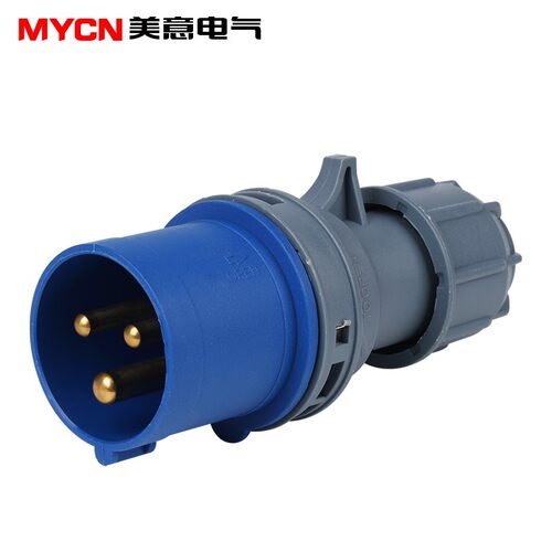 工业防水航空插头3芯4芯5芯工业插座 IP44防水连接器16A 32A ZYCN