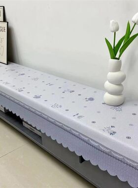 法式电视柜条几柜防水防油防烫长方形电视机柜鞋柜保护垫长条桌布