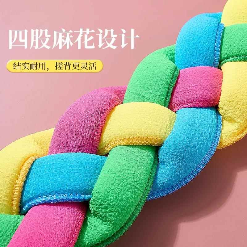 麻花搓背条长条拉背条澡巾懒人搓背神器后背不求人女洗澡擦背下泥