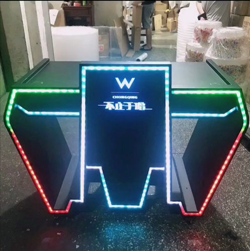 定制酒吧亚克力发光DJ打碟台